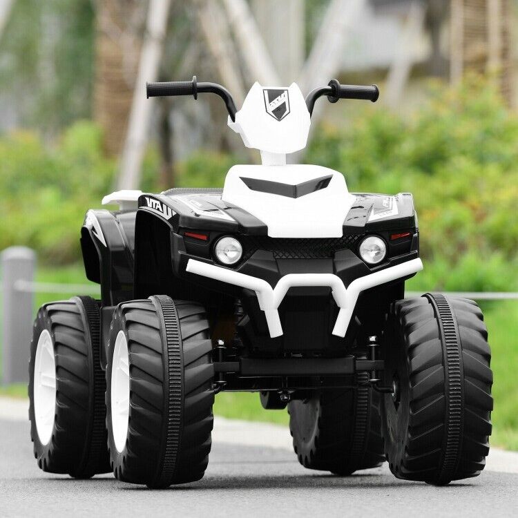 Electric ATV for Kids with LED Lights and Treaded Tires - 12V Ride-On Adventure