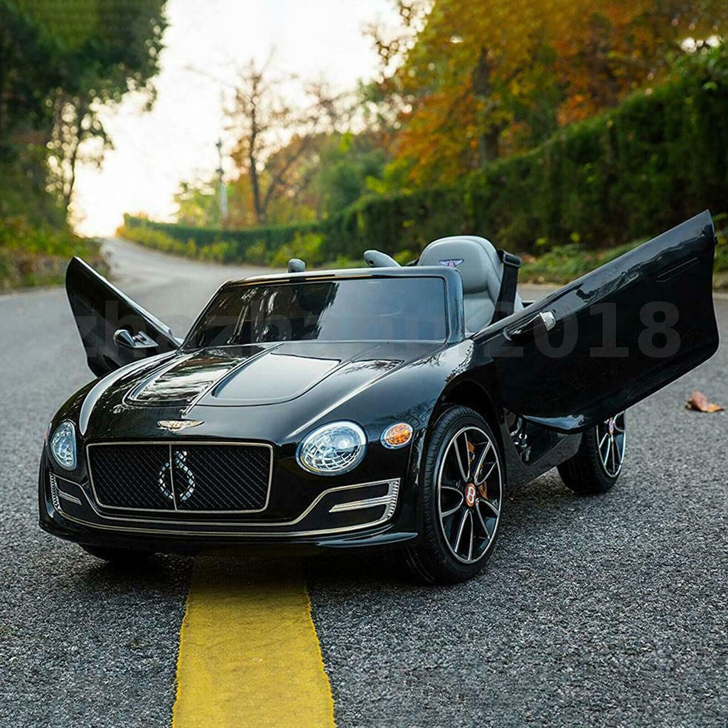 Licensed Bently Style 12V Electric Ride-On Car for Kids with Remote Control, LED Lights, and MP3 Player
