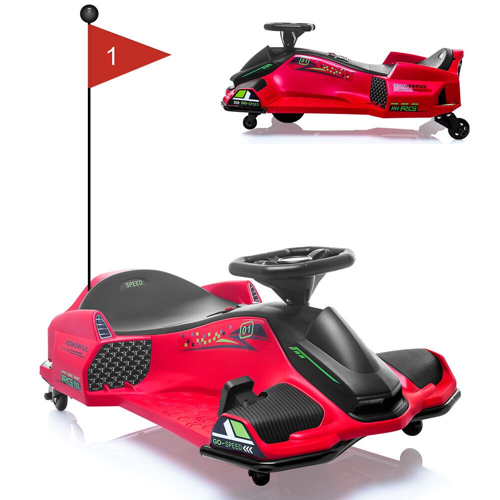 Electric Drift Car for Kids: High-Speed Ride-On Cart with 24V Power