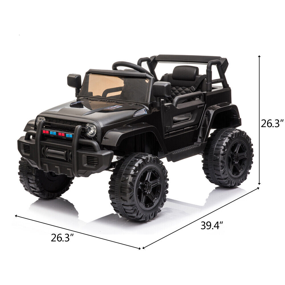Electric Dual Drive Kids Ride On Car with Remote Control - Battery Powered Toy Vehicle