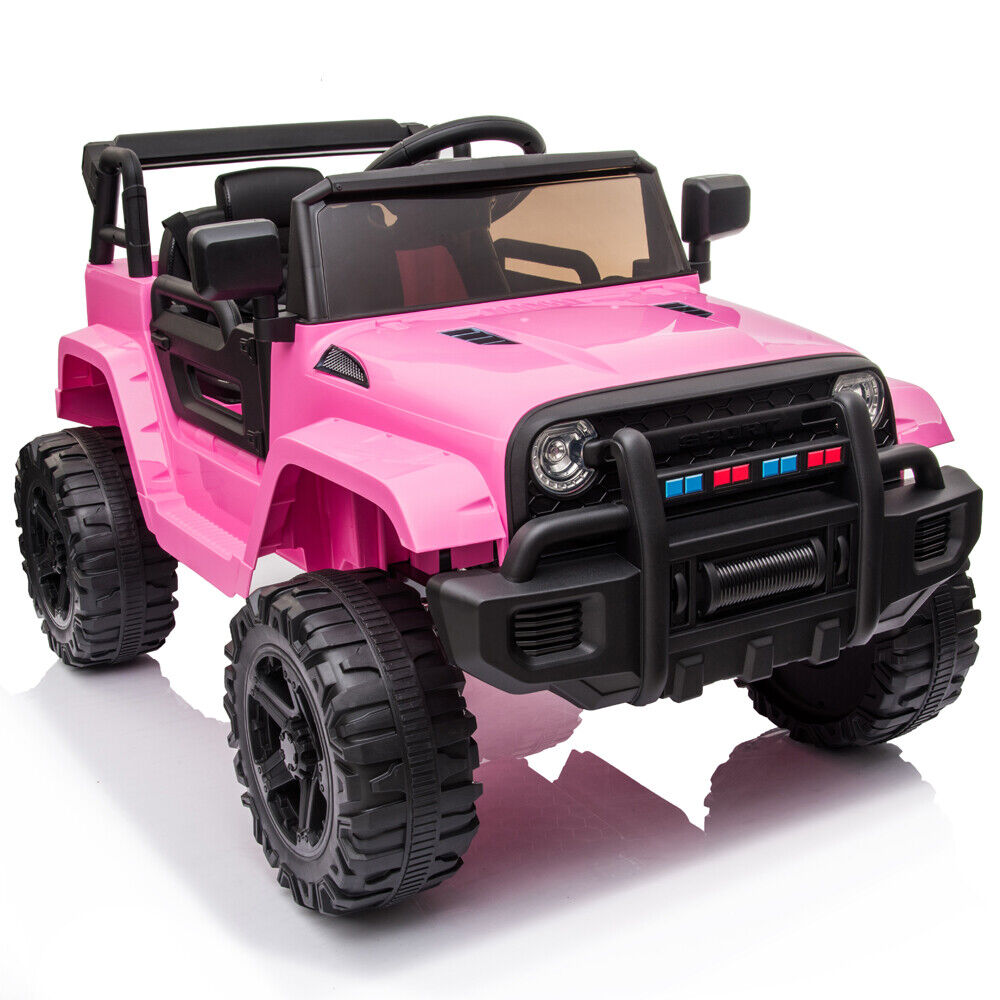 Electric Dual Drive Kids Ride On Car with Remote Control - Battery Powered Toy Vehicle