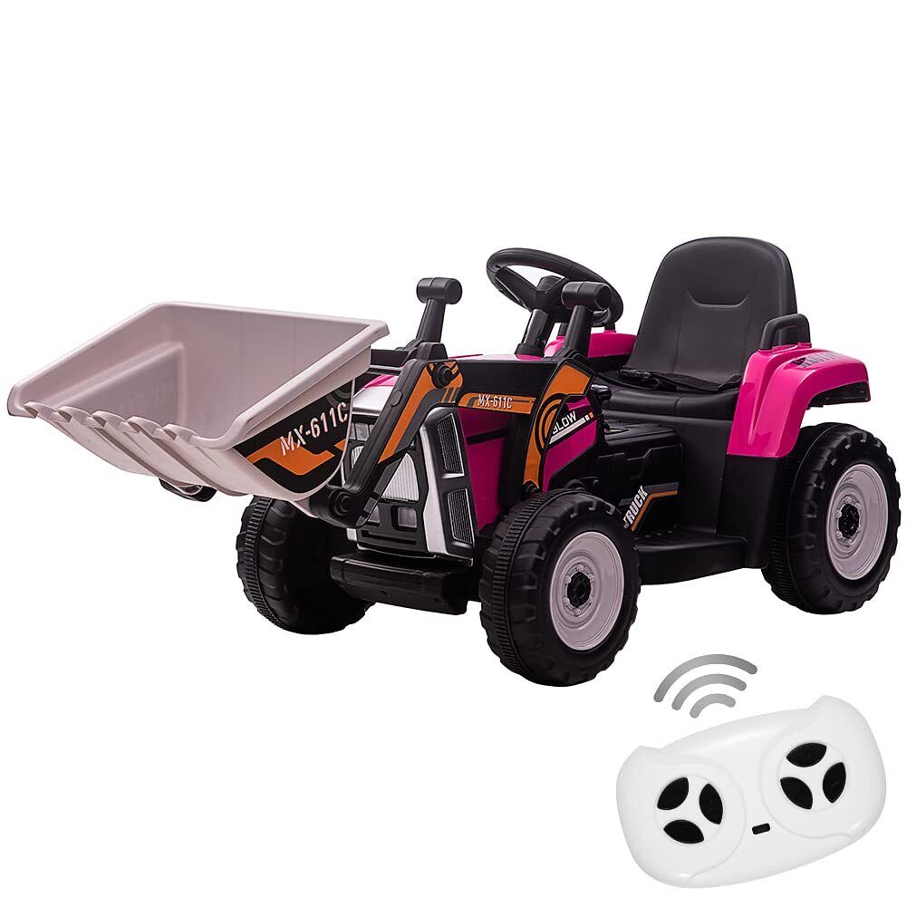 3-Speed Kids Ride-On Excavator with Music and Tractor Design for Outdoor Fun