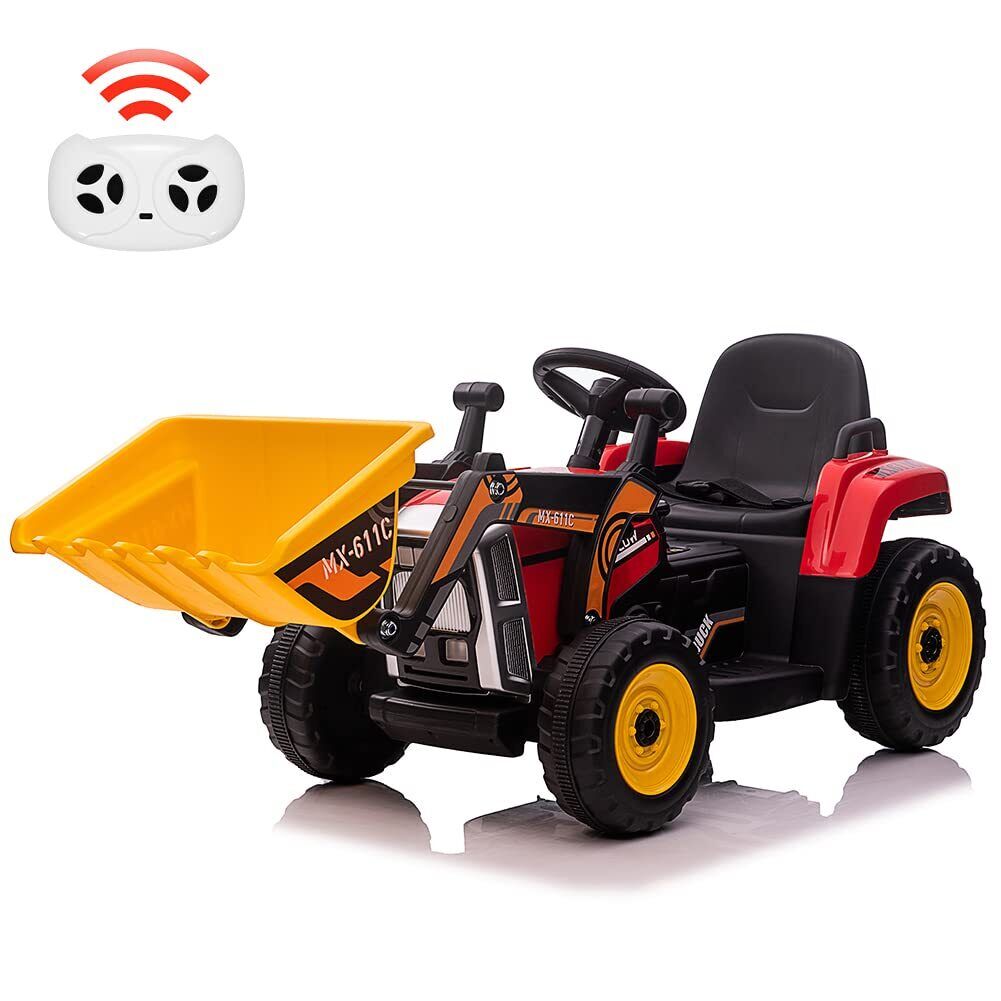 Electric Excavator Digger Ride-On Toy for Kids - 12V Battery Powered Outdoor Play Vehicle