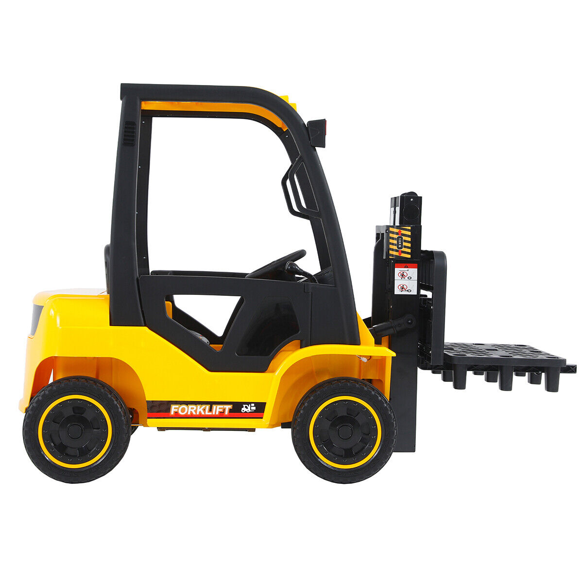 Electric Forklift Toy Car with 3 Speeds, Lifting Rod, and Remote Control for Kids