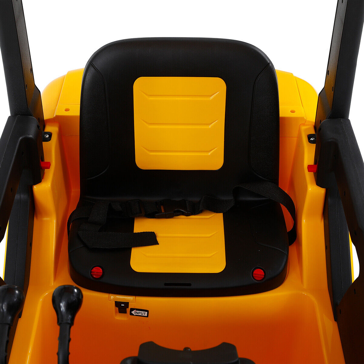 Electric Ride-On Car for Kids with Remote Control and Lifting Forklift Frame