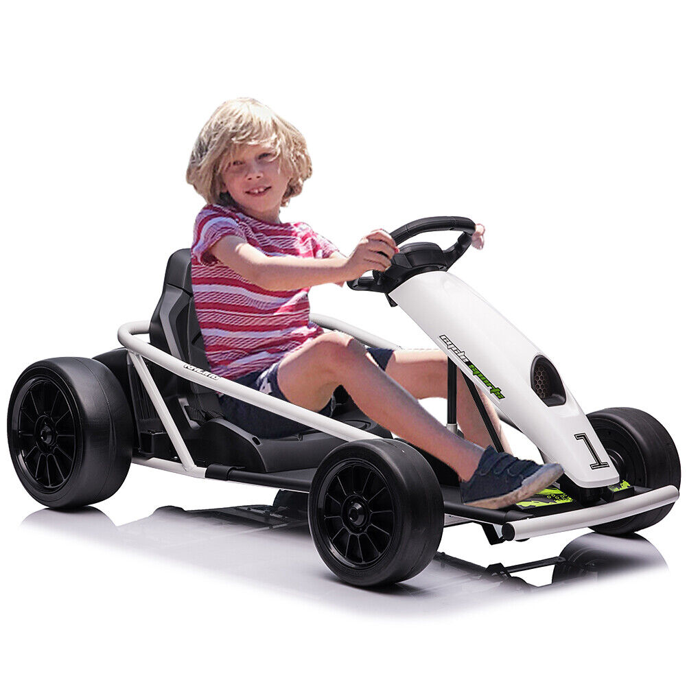 Electric GoKart Pro: High-Speed Racing Car with MP3 Player for Kids (24V, 3.7-8MPH)