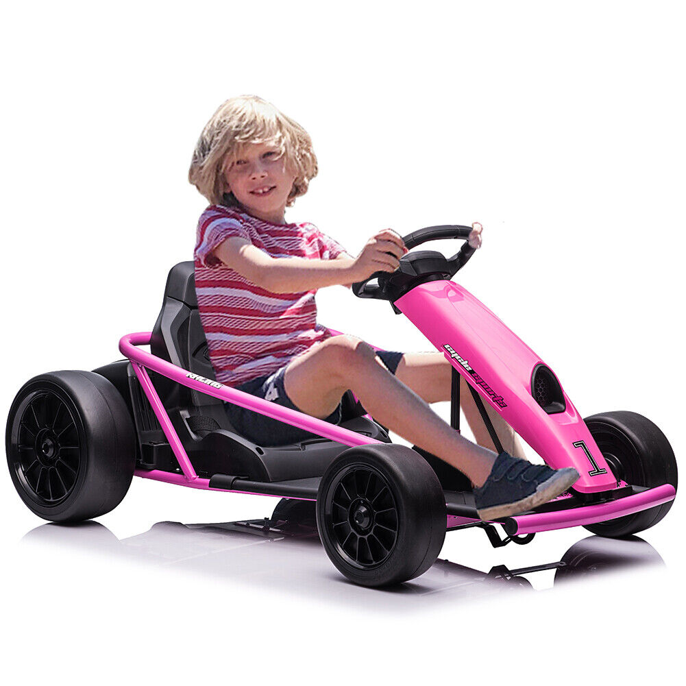 Electric GoKart Pro: High-Speed Racing Car with MP3 Player for Kids (24V, 3.7-8MPH)