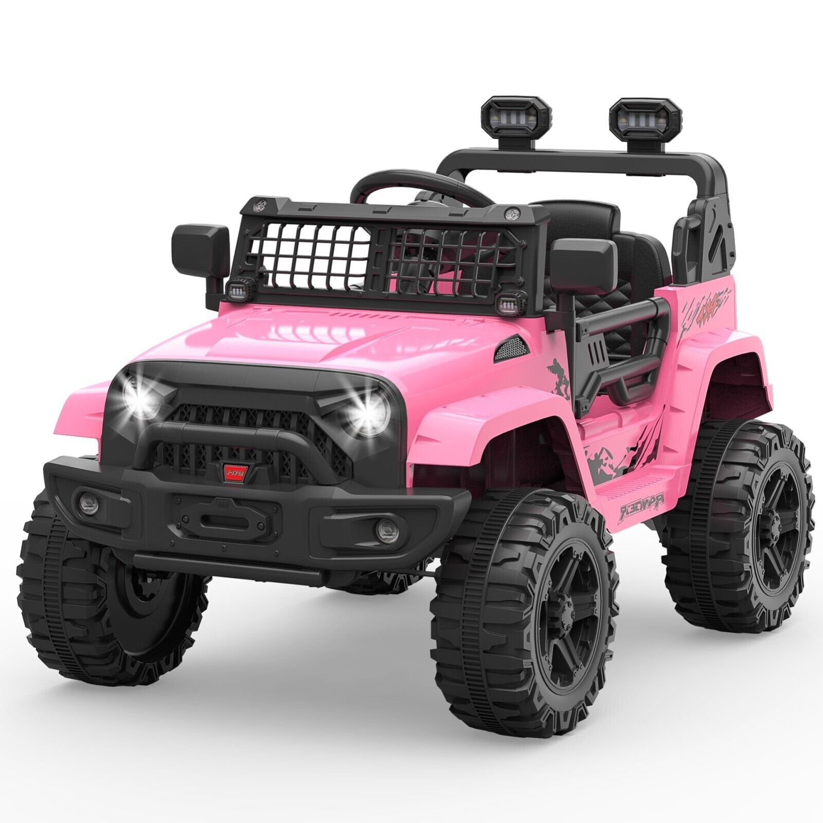 Electric Jeep Ride-On Car for Toddlers with Remote Control - 12V Kids Toy Vehicle