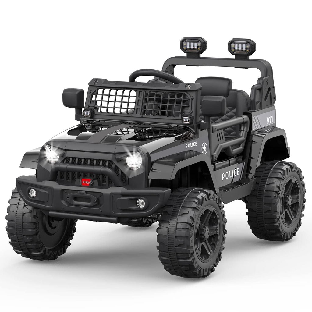 Electric Jeep Toy Truck for Kids - 12V Ride On Car with Remote Control - Perfect Christmas Gift