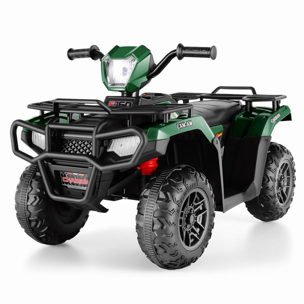 Electric 4-Wheeler Quad for Kids with 12V Battery and 2X30W Motor, USB Compatible
