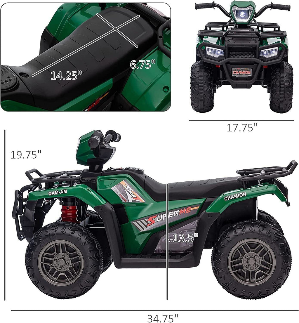 Electric Ride-On ATV for Kids Ages 3 and Up - 4 Wheels Toy Vehicle