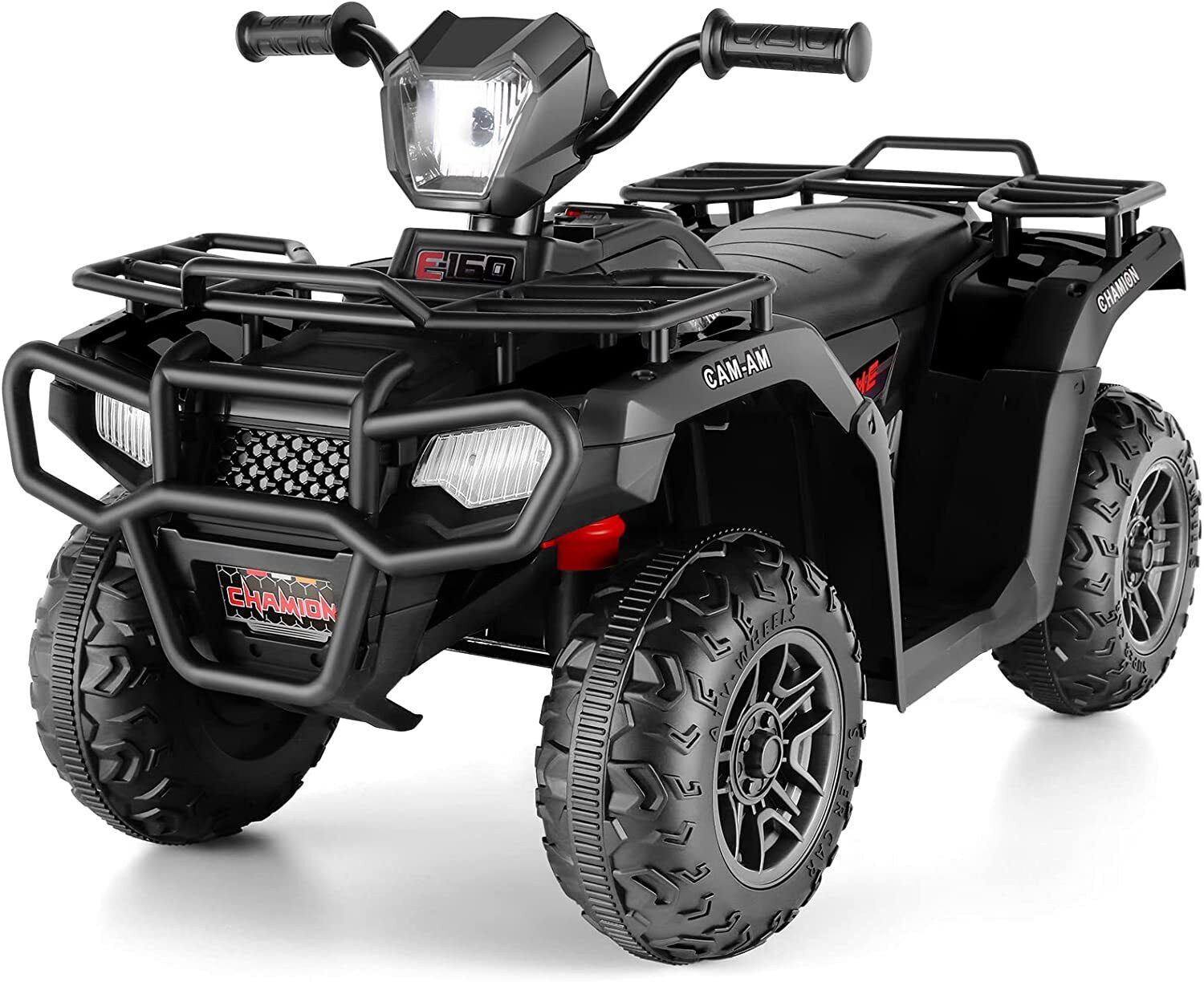 Electric ATV 4-Wheeler for Kids with LED Lights and Music - 12V Battery Powered