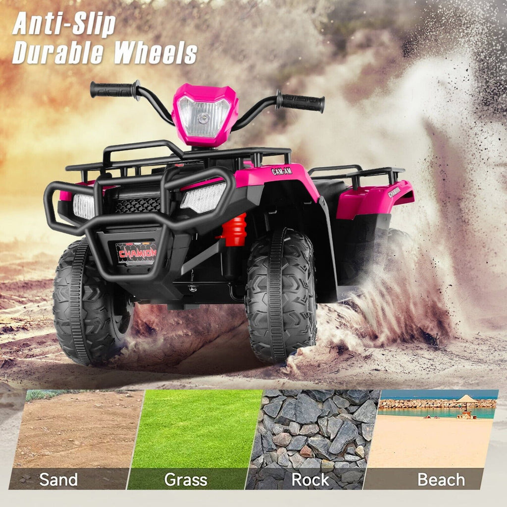 12V Electric ATV Toy Car for Kids with Soft Start and Powerful Battery