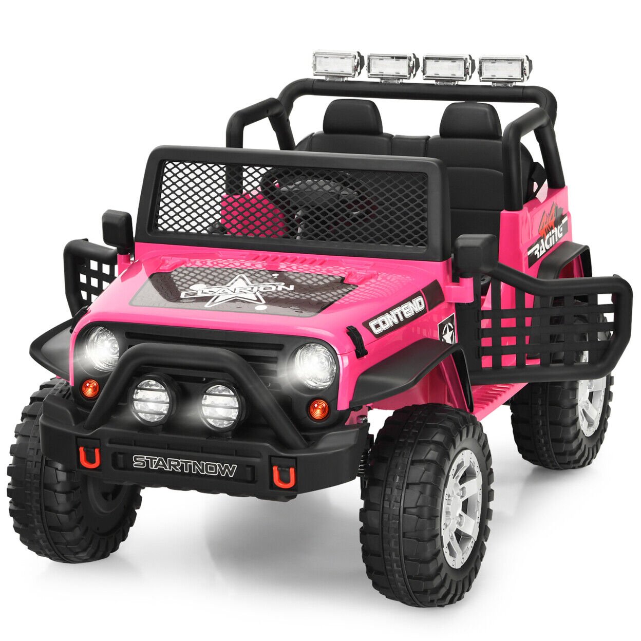 Electric Kids Ride On Car Truck with MP3 Player, Horn, and Remote Control - 12V