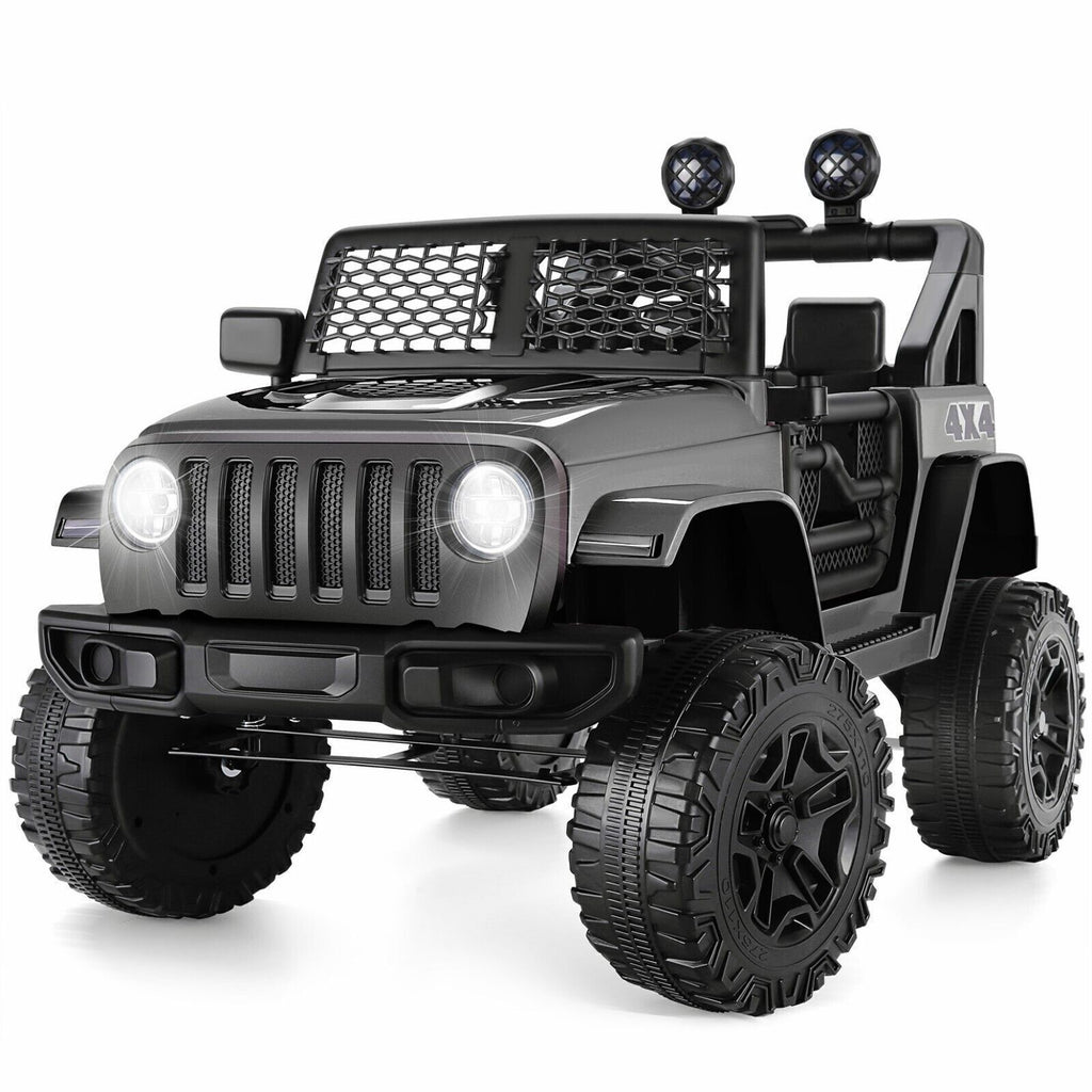 Electric Kids Ride On Car with MP3 Music, Lights, and Remote Control - 12V
