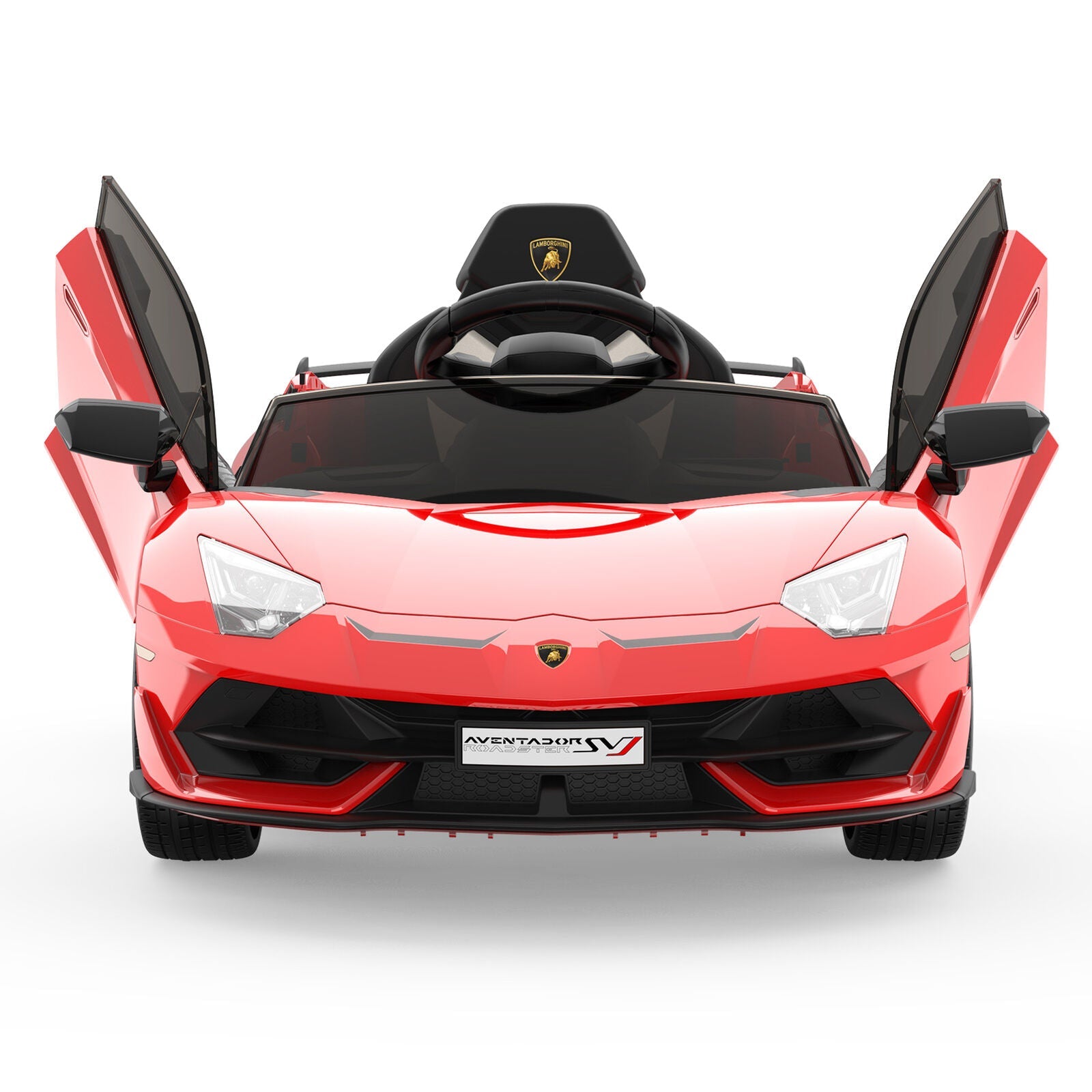Electric Kids Ride-On Car with LED Lights and Music - 12V Rechargeable Battery