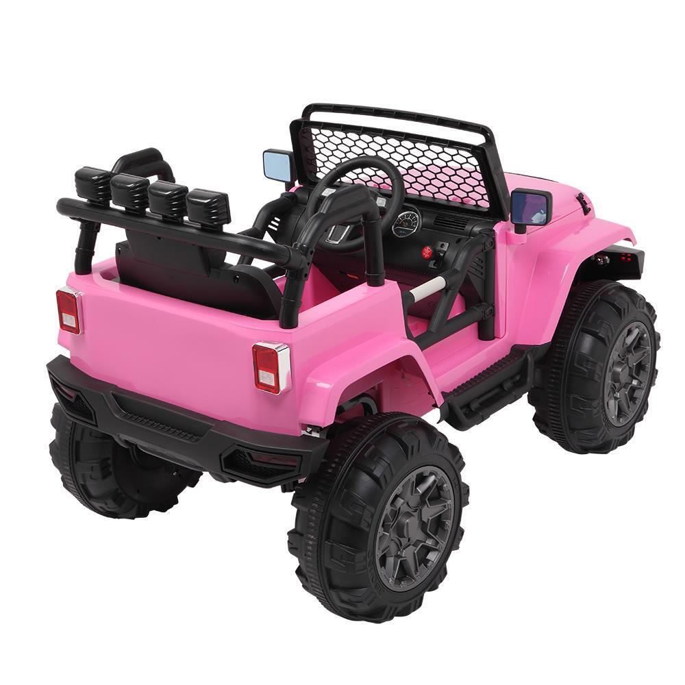 Electric Kids Ride-On Car with Remote Control, Lights, and Music