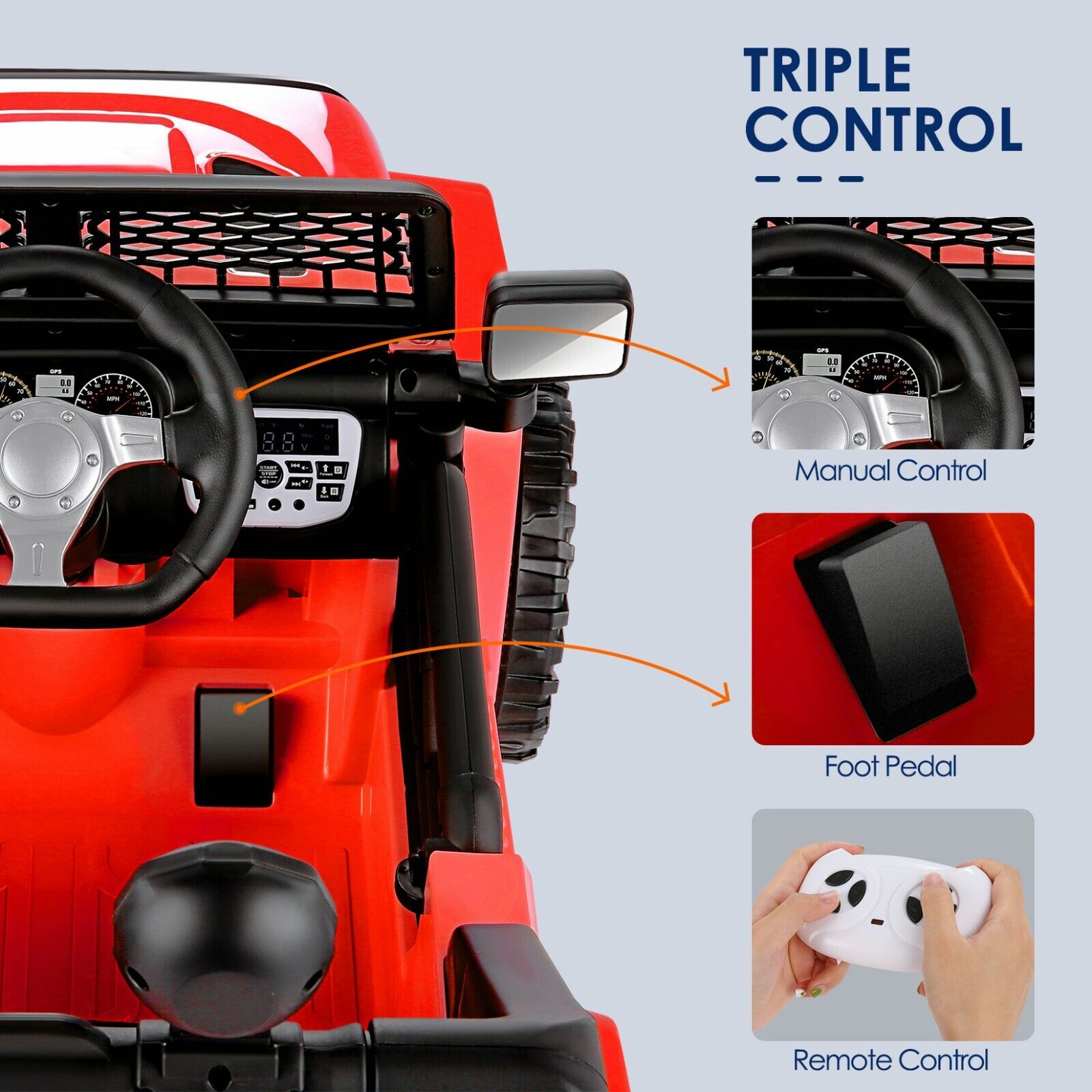 2-Seat Electric ATV Truck for Kids Ages 3-8: The Perfect Ride-On Car!