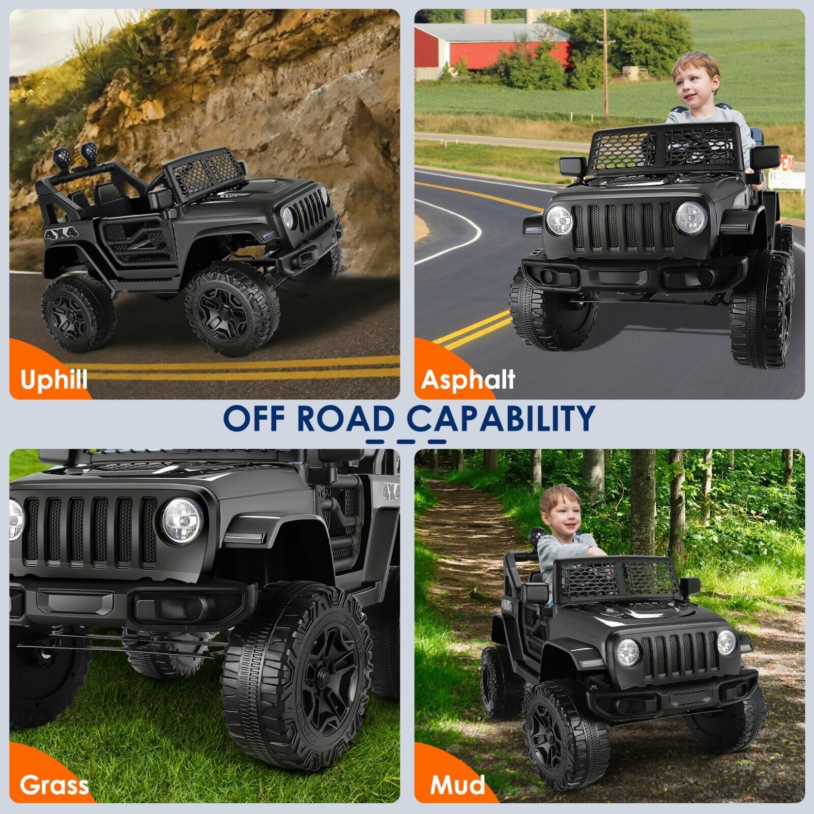 2-Seat Electric Ride-On Car for Kids Ages 3-8: The Perfect Toy Truck!
