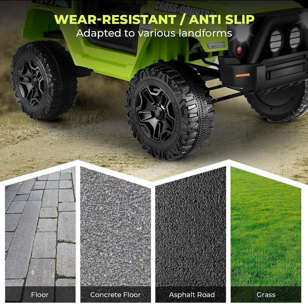 Remote Control Ride-On Car for Girls with 3 Speeds and 5 Color Options