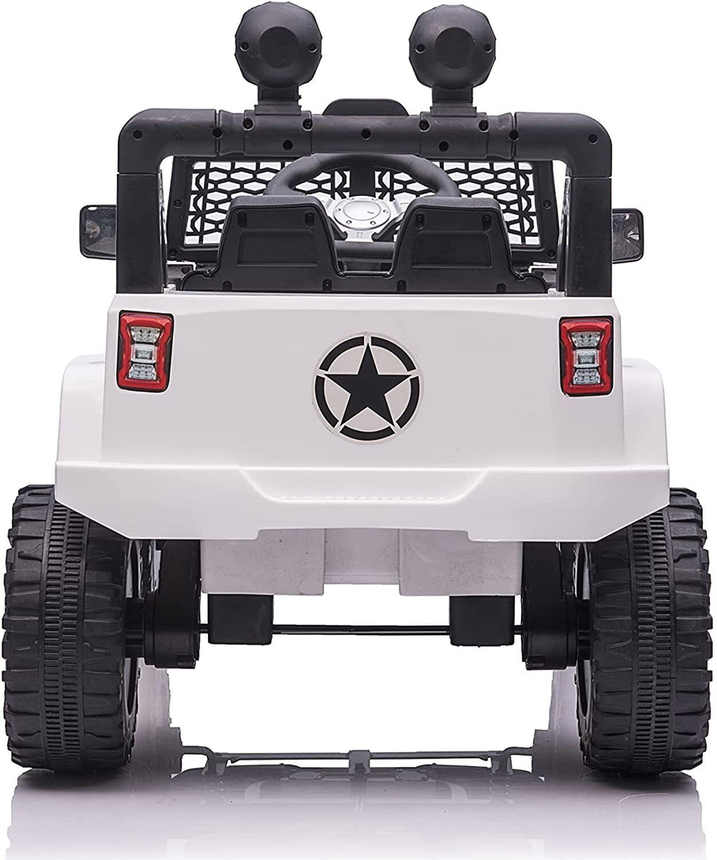 Electric Kids Ride-On Truck with Remote Control and LED Lights - 12V Battery Powered, 1-Seater