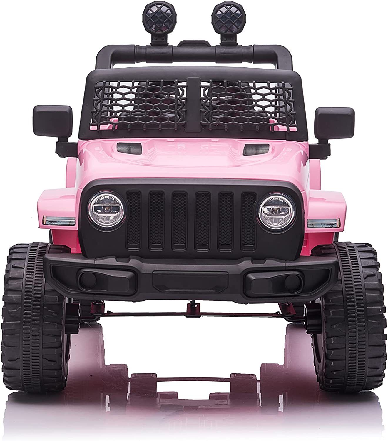 Electric Kids Ride-On Truck with Remote Control and LED Lights - 12V Battery Powered, 1-Seater