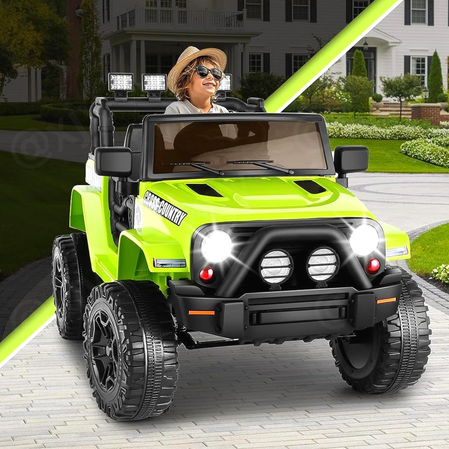 Electric Lamborghini Ride-On Car for Kids with Remote Control - 24/12V Truck Toy
