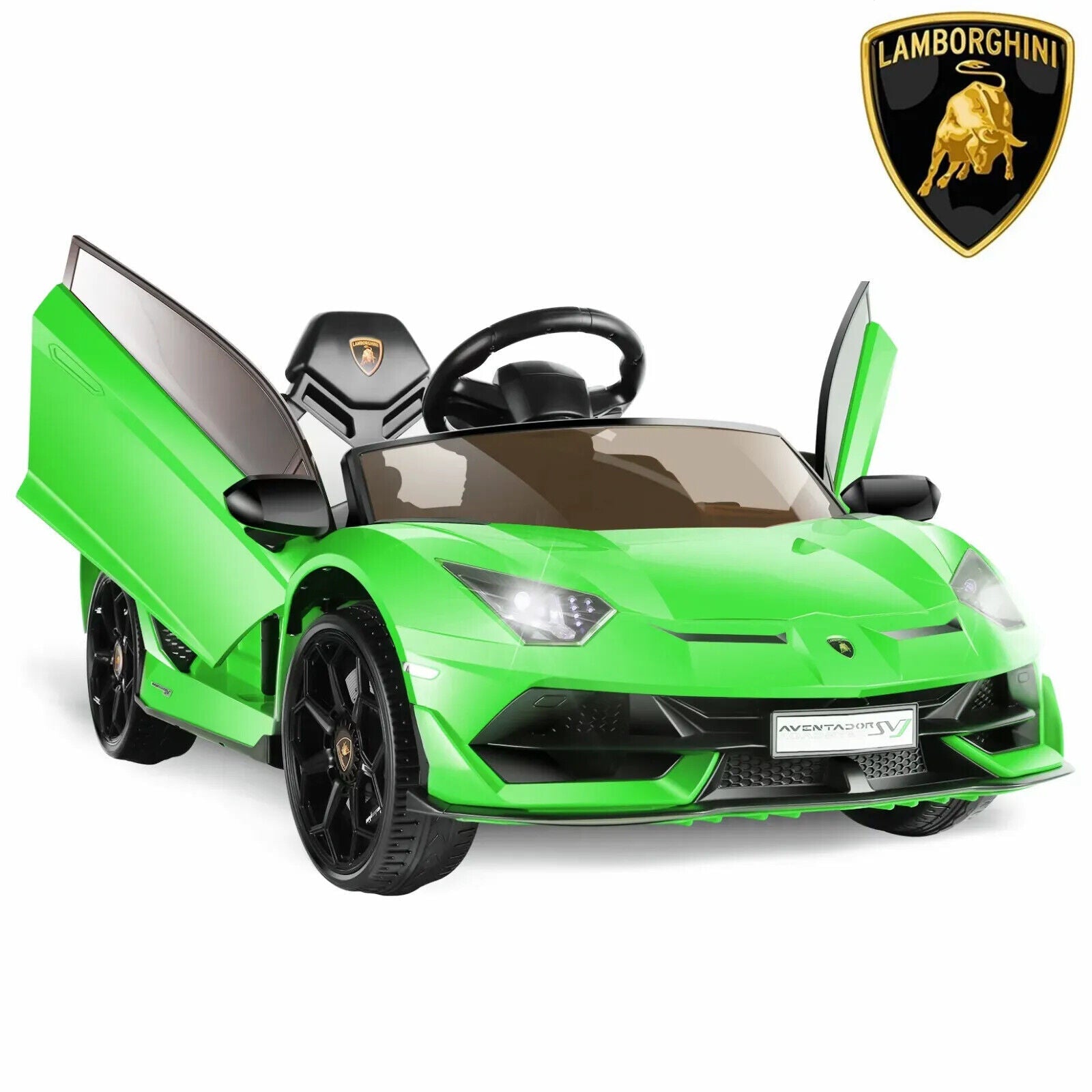 Electric Lamborghini Ride-On Car for Kids with Remote Control - 24/12V