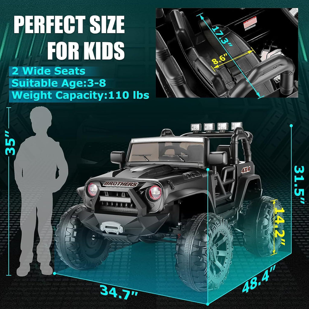 Remote Control Lamborghini Electric Car for Kids - 24/12V Ride-On Truck