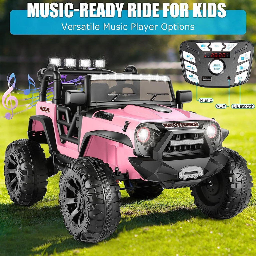 Remote Control Lamborghini Electric Car for Kids - 24/12V Ride-On Truck