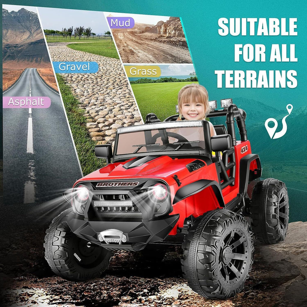 Remote Control Lamborghini Electric Car for Kids - 24/12V Ride-On Truck