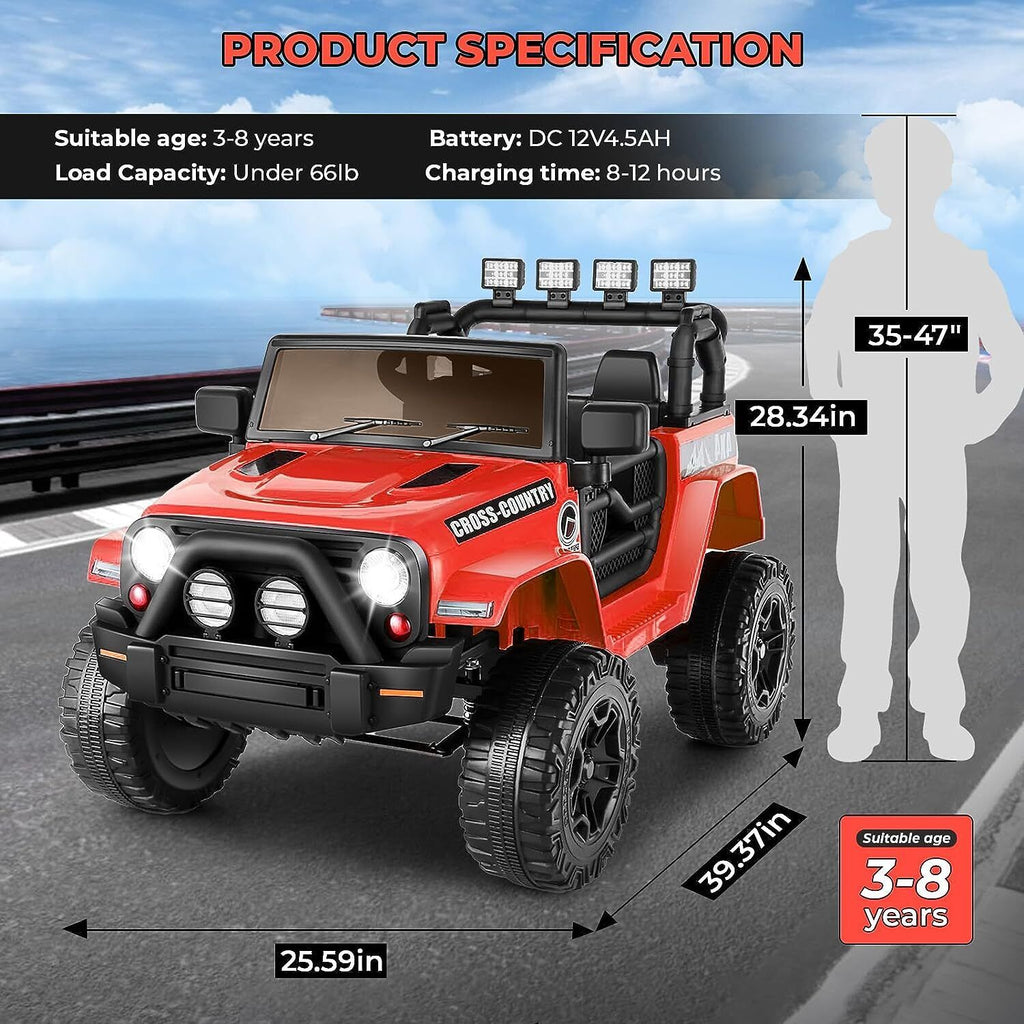 Remote Control Lamborghini Electric Car for Kids - 24/12V Ride-On Truck