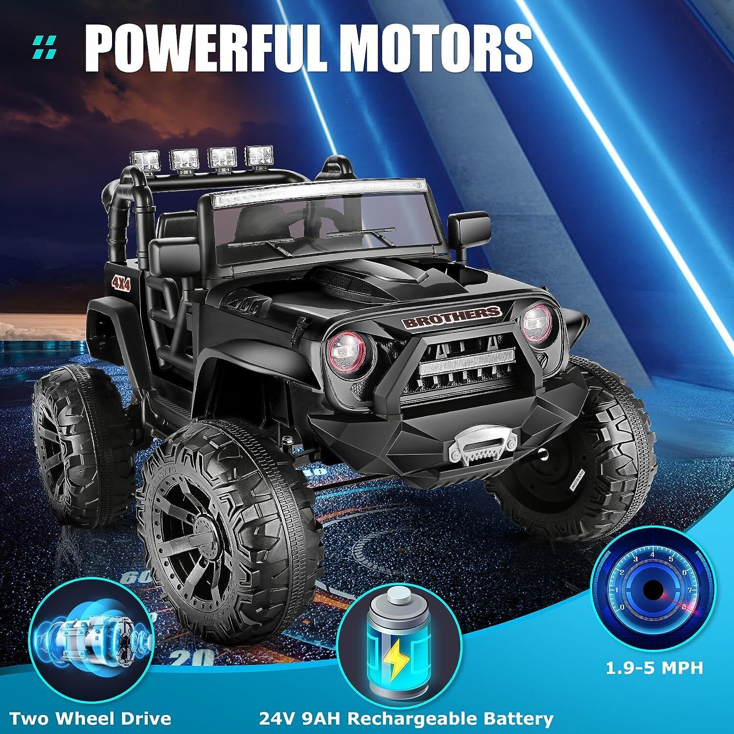 Remote Controlled Lamborghini Electric Car for Kids - 24/12V Ride On Toy Truck