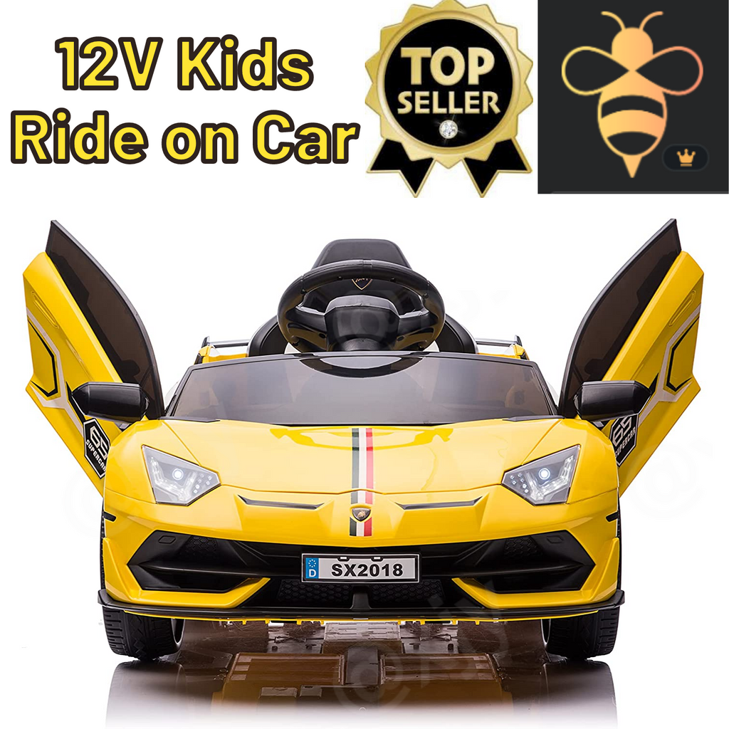 Remote Controlled Lamborghini Electric Car for Kids - 24/12V Ride On Toy Truck