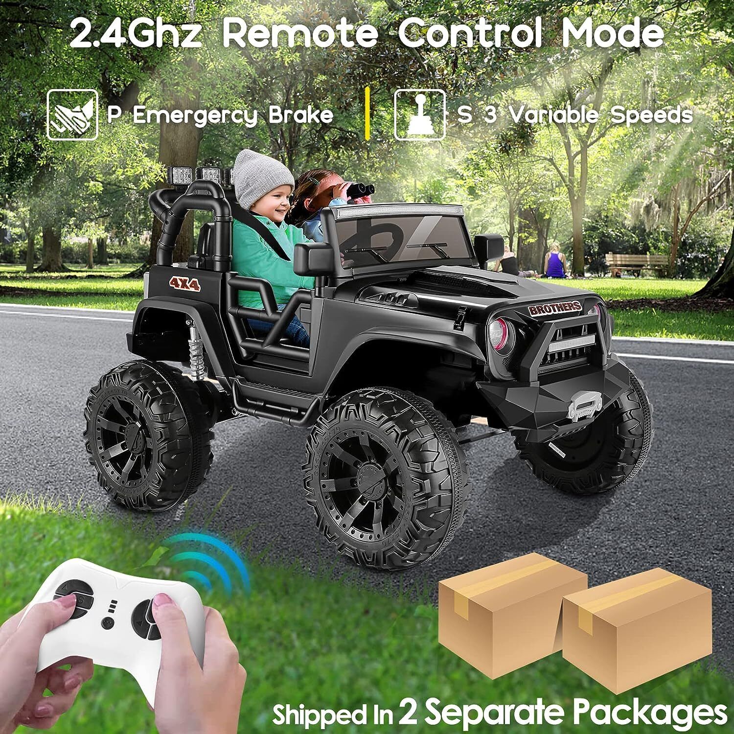 Kids Ride-On Lamborghini Electric Car with Remote Control - 24/12V