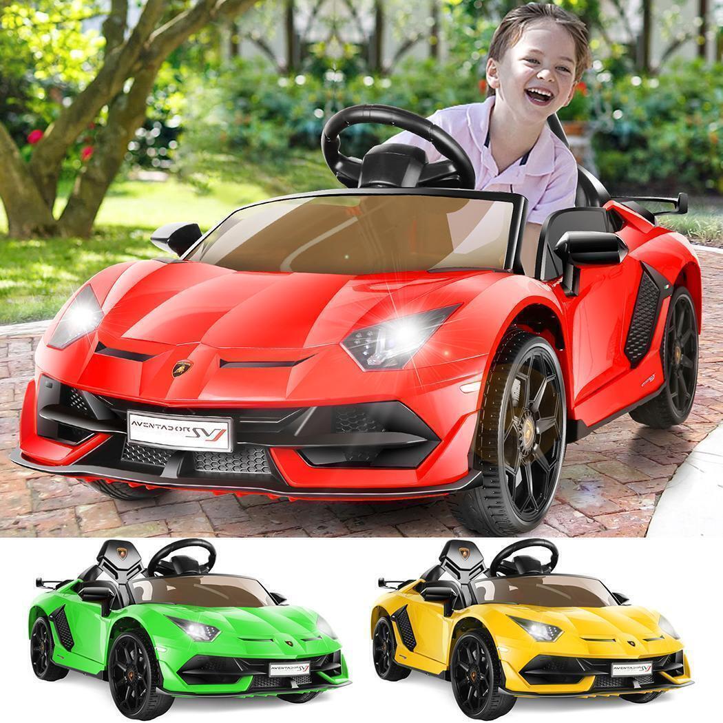 Electric Lamborghini Ride-On Car for Kids with Remote Control and MP3 Player - 12V Toy for Children (116)