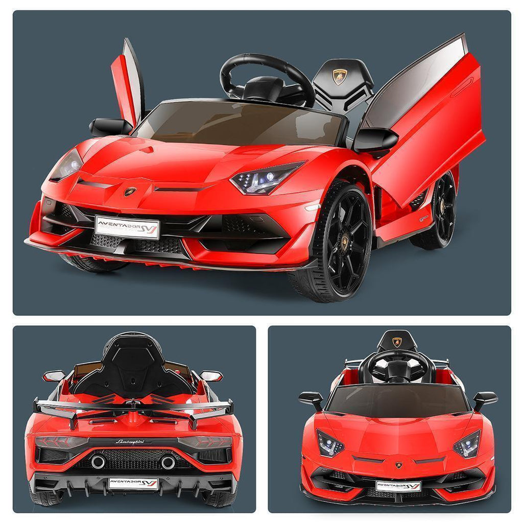 Licensed Lamborghini Electric Ride-On Car for Kids with Remote Control, MP3 and USB Connectivity