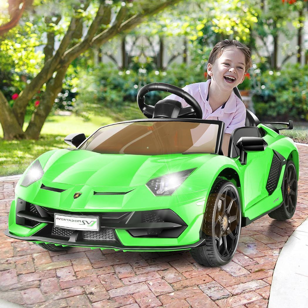 Licensed Lamborghini Electric Ride-On Car for Kids with Remote Control and AUX/USB