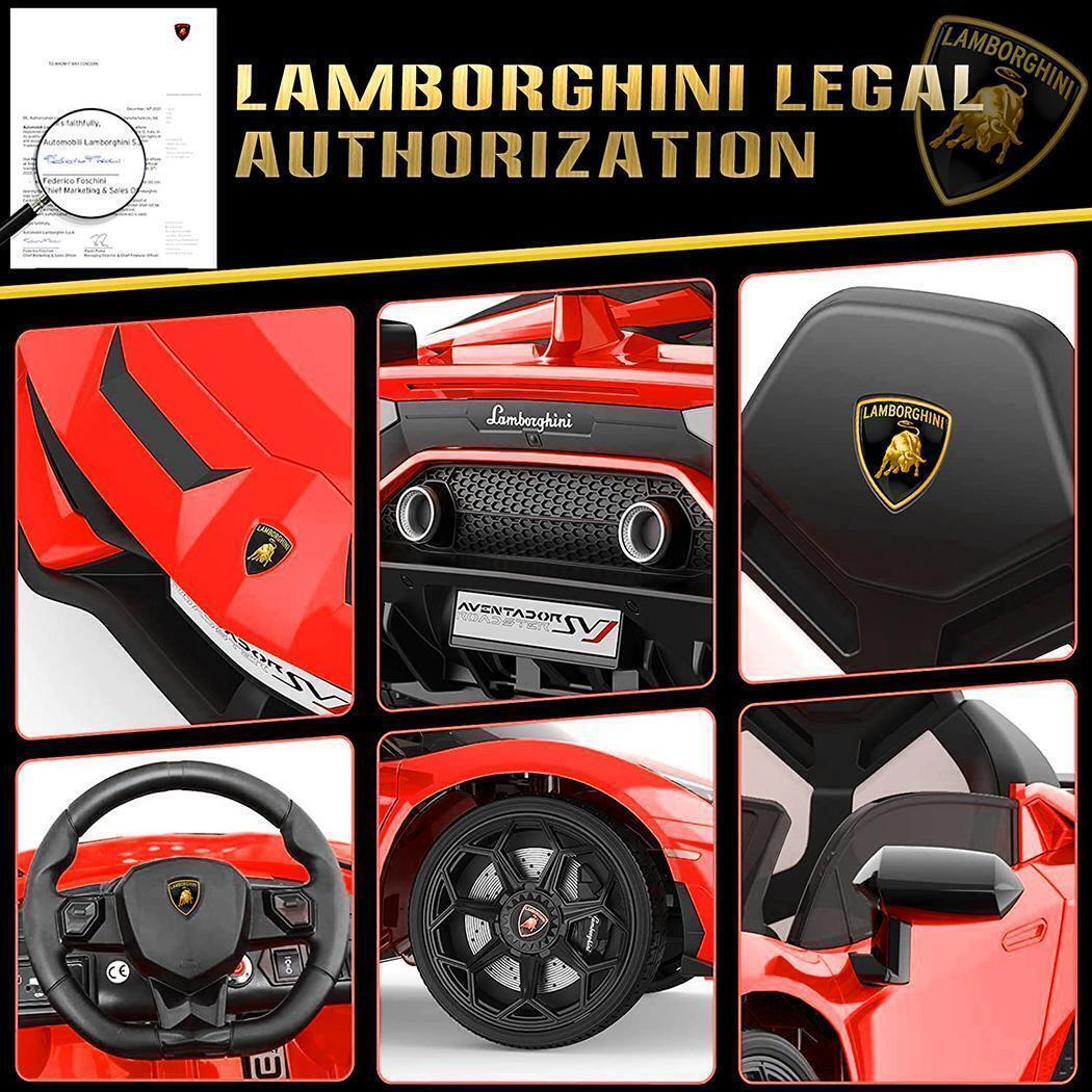 Electric Kids Ride On Car Lamborghini with Remote Control and MP3 Player