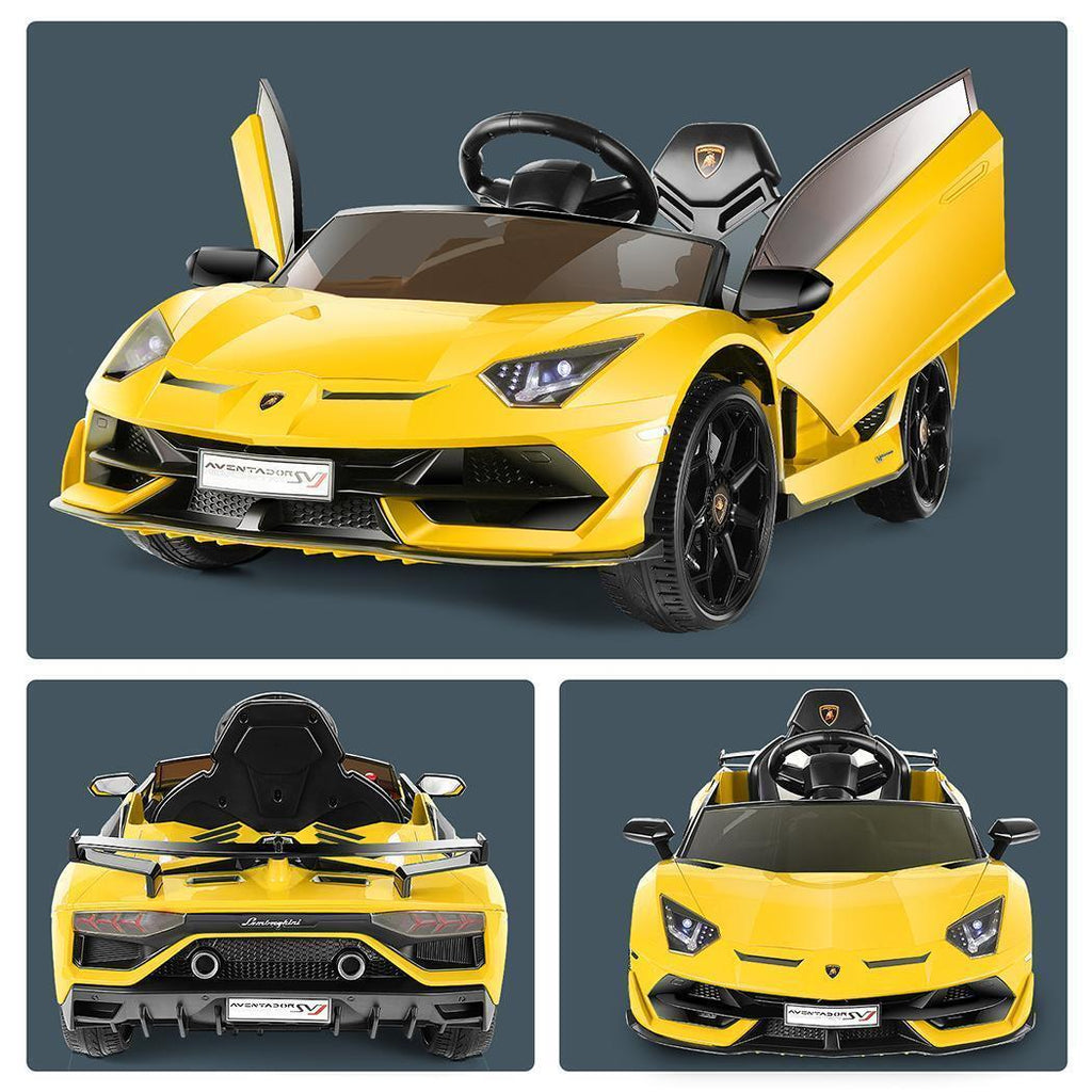 Electric Lamborghini Ride-On Car for Kids with Remote Control and MP3 Player - Perfect Gift for Kids