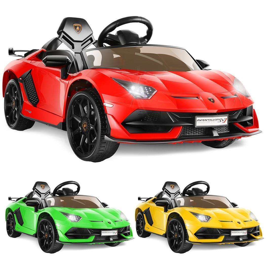 Licensed Lamborghini Electric Ride-On Car for Kids with Remote Control, MP3 and USB Connectivity