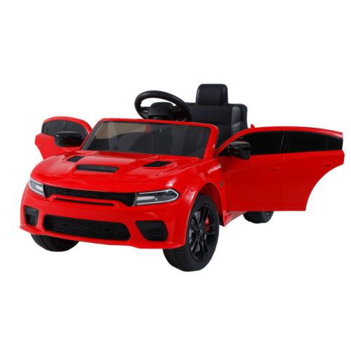Electric Licensed Dodge Charger 12V Kids Ride-On Car with Parental Remote Control