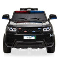 Electric Police SUV Ride-On Toy Car for Kids with 2 Speeds, Lights, Music, and Siren