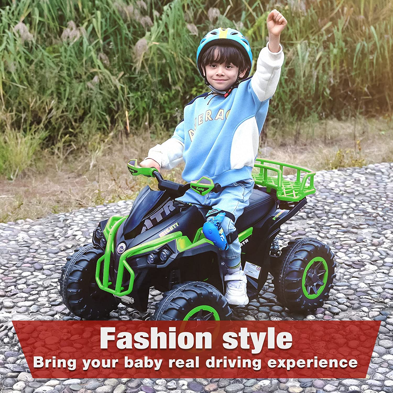 Electric Quad Vehicle for 3-7 Year Olds: The Perfect ATV Toy for Kids!