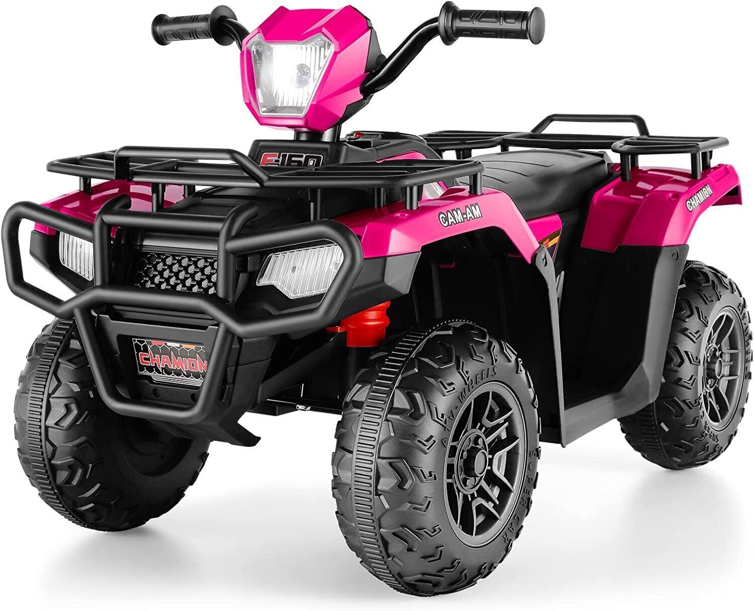 Electric Ride-On ATV Quad for Kids with LED Lights, USB and MP3 Player - Suitable for Girls and Boys