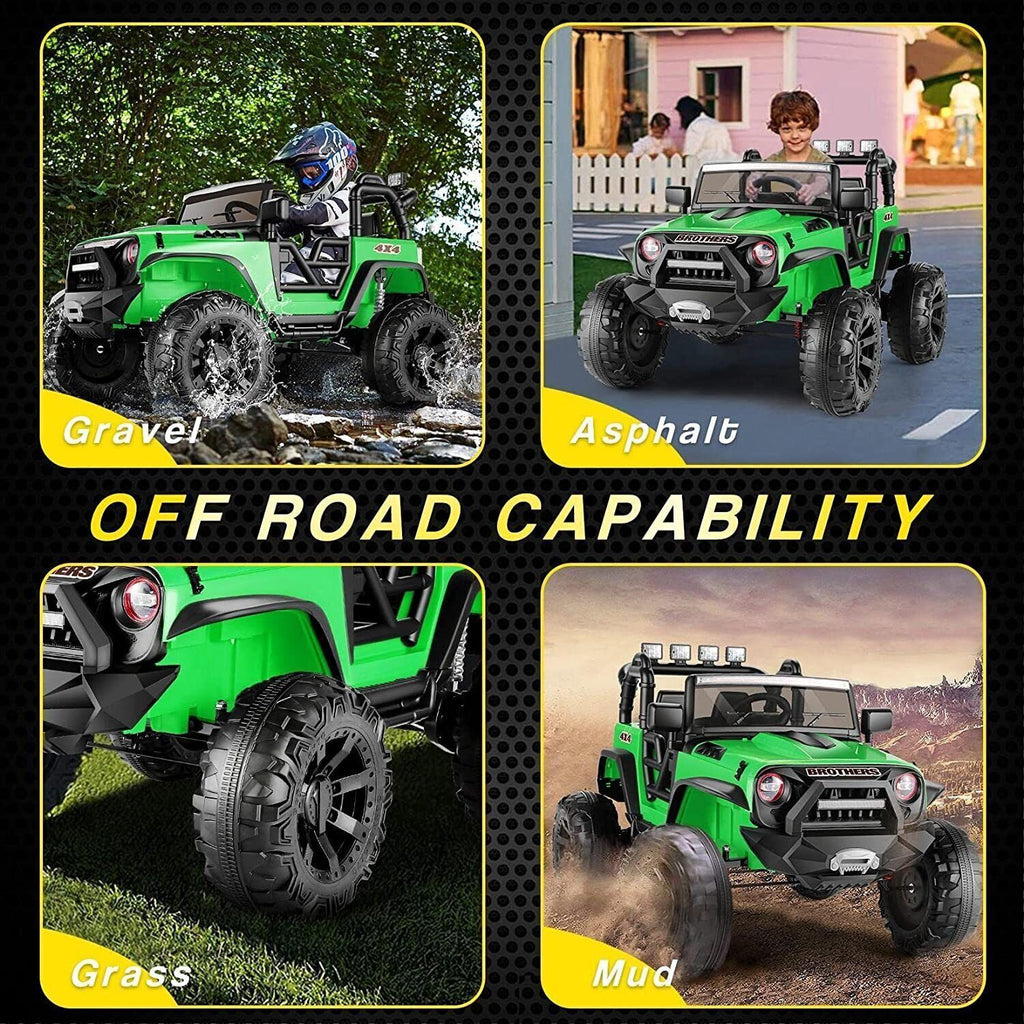 Electric Ride-On Car for Kids: 12V/24V ATV Truck for Ages 3-8