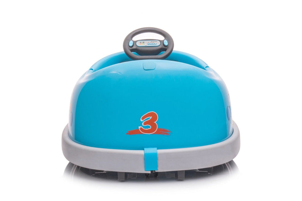 Electric Ride-On Car for Kids Ages 1-6 with Dual 12V Motors and Pushrod Steering