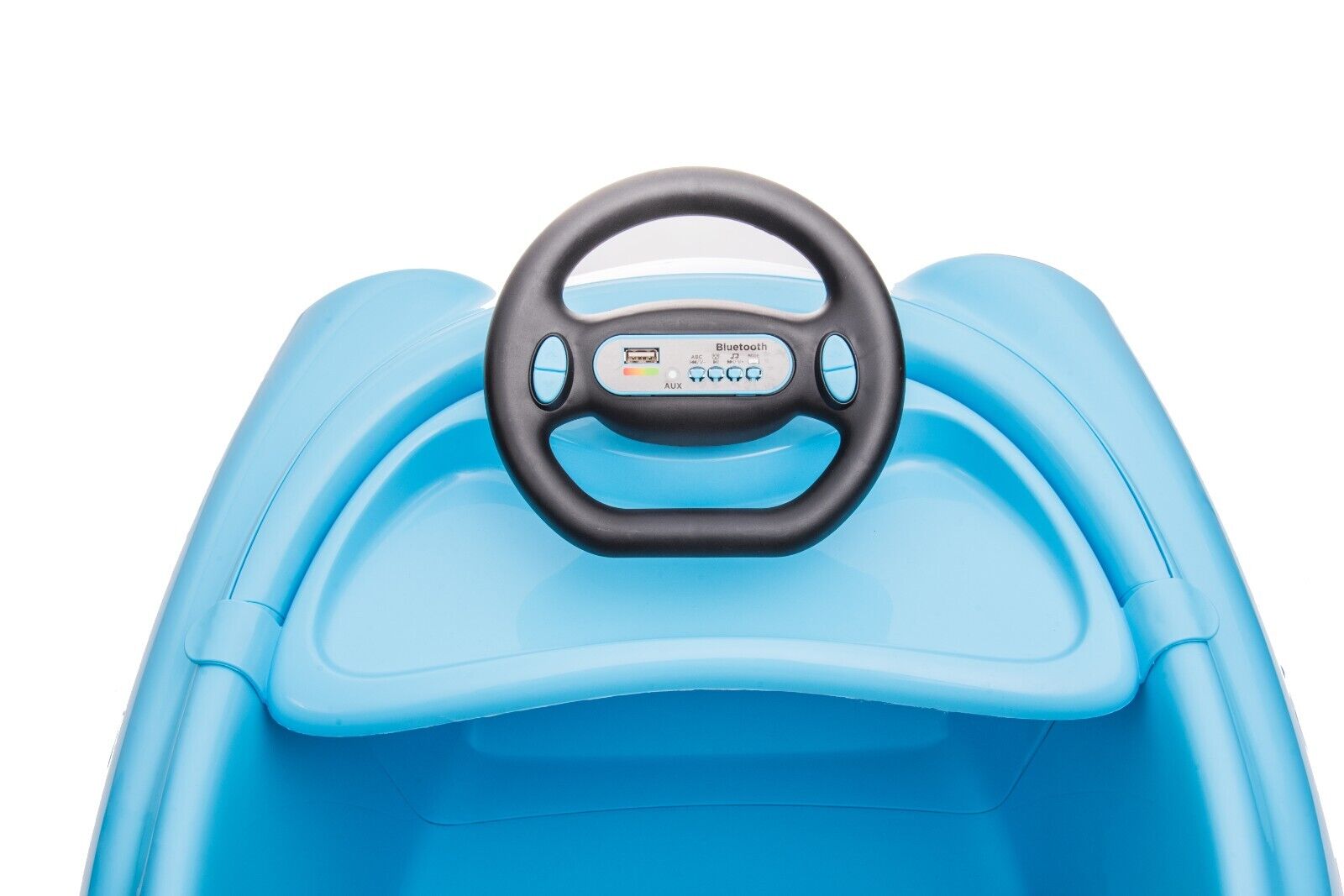Electric Ride-On Car for Kids Ages 1-6 with Dual 12V Motors and Pushrod Steering