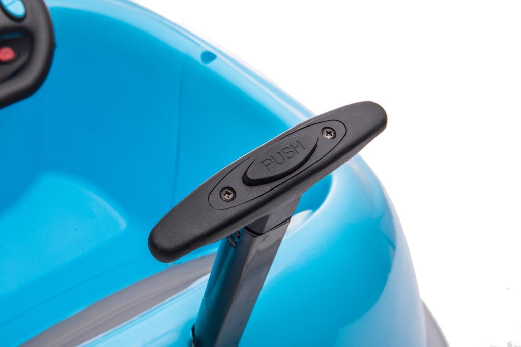 Electric Ride-On Car for Kids Ages 1-6 with Dual 12V Motors and Pushrod Steering