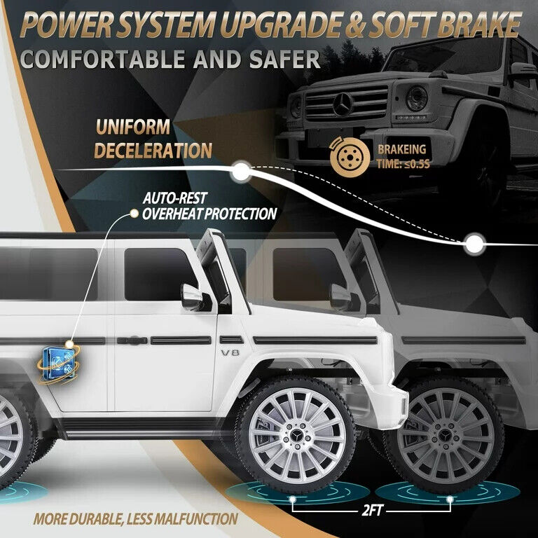 Electric Ride-On Car for Kids: Lamborghini & Mercedes Benz G500 Models